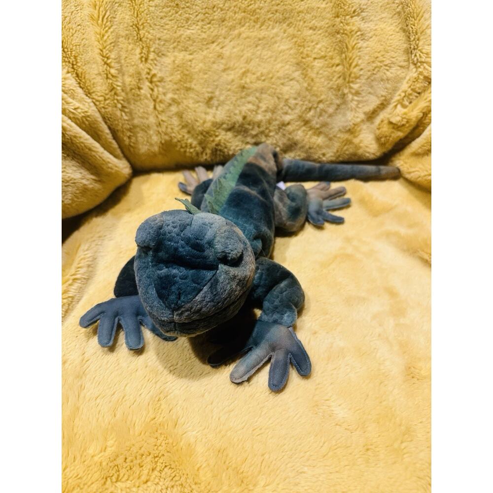 FIESTA Plush Iguana Lizard Green Stuffed Animal 23” Long Toy